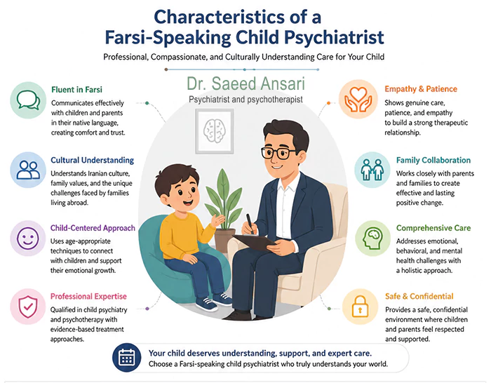 Farsi Child Psychologist Online for Children